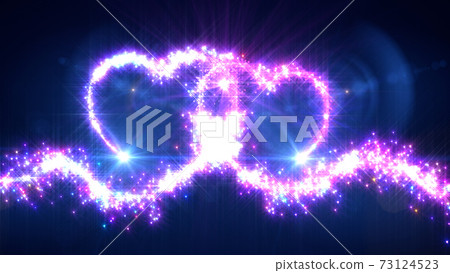 Heart Glitter Spark Particle Background Background Heart Glitter Spark Particle Background Background 73124523