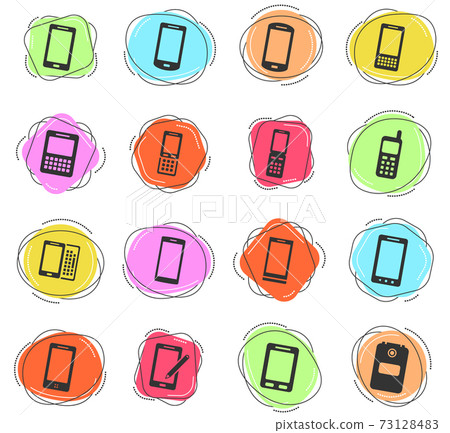 Phones simply icons Phones simply icons 73128483