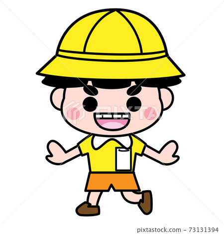 小學男孩男孩可愛插畫素材2 小學男孩男孩可愛插畫素材2 73131394