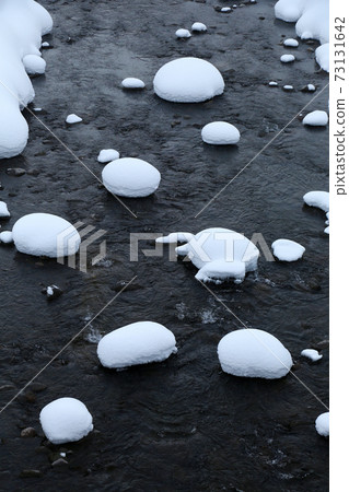 Hokkaido Chubetsu River in winter 73131642
