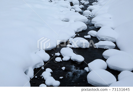 冬天的北海道中別河 冬天的北海道中別河 73131645
