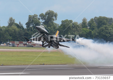 Belgian Air Force F-16AM Display Team Takeoff Belgian Air Force F-16AM Display Team Takeoff 73133037