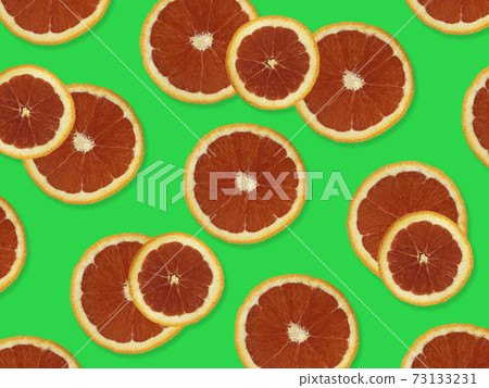 Creative pattern made of red oranges. Creative pattern made of red oranges. 73133231