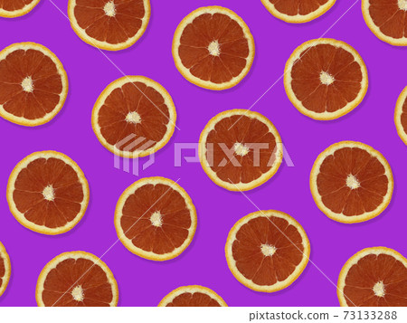 Creative pattern made of red oranges. Creative pattern made of red oranges. 73133288