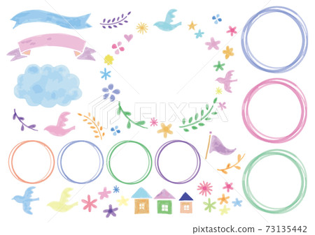 Hand drawn watercolor illustration 02 Hand drawn watercolor illustration 02 73135442