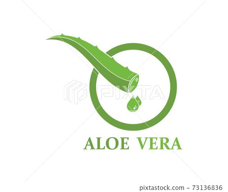 aloevera logo icon vector illustration design 73136836