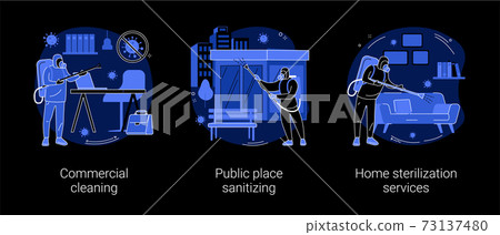 Covid19 virus spread control abstract concept vector illustrations. Covid19 virus spread control abstract concept vector illustrations. 73137480