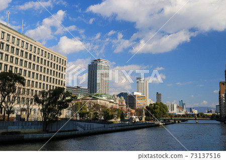 大阪中之島地區的風景 大阪中之島地區的風景 73137516