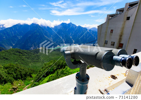 Sightseeing binoculars and view from Daikanbo Sightseeing binoculars and view from Daikanbo 73141280