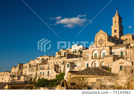 Matera's Cave Dwelling and Matera Cathedral, Italy Matera's Cave Dwelling and Matera Cathedral, Italy 73143462