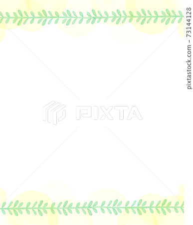 溫柔的水彩葉子和圓點框架2 溫柔的水彩葉子和圓點框架2 73144128