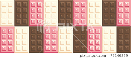 Chocolate background material White chocolate Milk chocolate Ruby chocolate 73146259