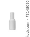 White Plastic bottle for medicine,cosmetics,cream, gel, skin care, liquid soap, shampoo and lotion, isolated on white background 73148090