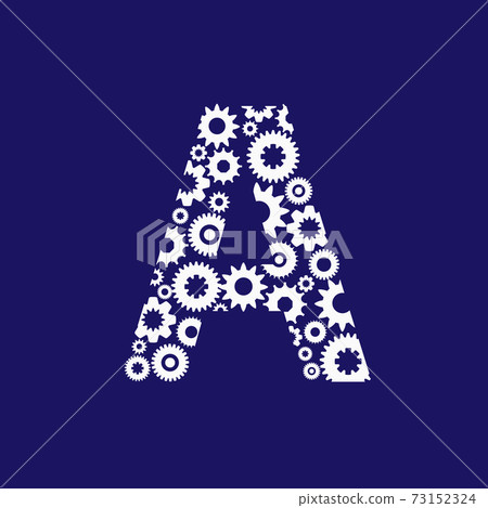 alphabet, letter, gear - Stock Illustration [73152324] - PIXTA