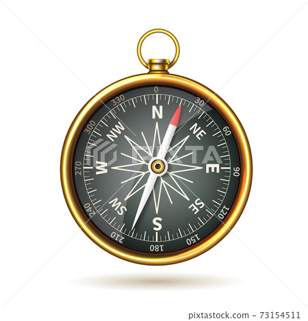 Compass Realistic Isolated Compass Realistic Isolated 73154511