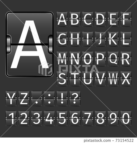 Airport Board Alphabet Airport Board Alphabet 73154522