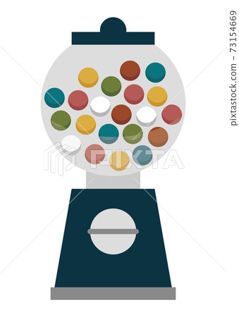 illustration of gumball machine 73154669