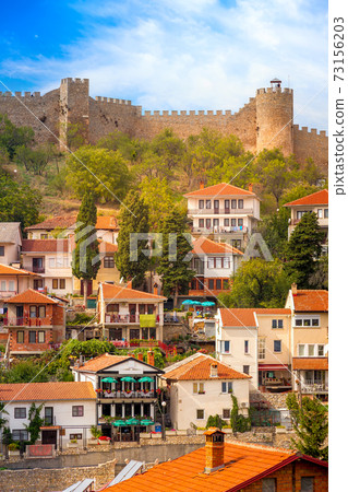 Ohrid, North Macedonia town, fortress of tzar samuel Ohrid, North Macedonia town, fortress of tzar samuel 73156203