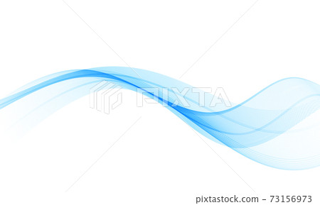 抽象的藍色曲線 抽象的藍色曲線 73156973