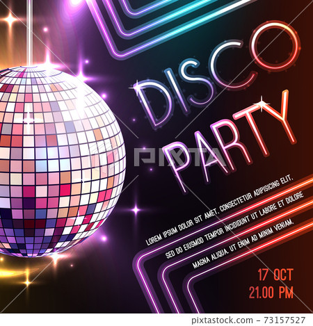 Disco Party Poster Disco Party Poster 73157527
