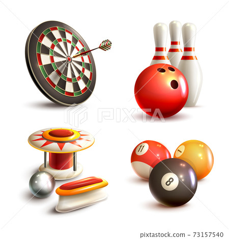 Game icons set 73157540