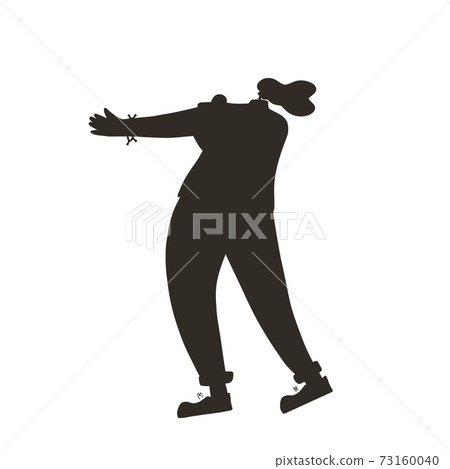 Music band performs on a stage. Vector design. 73160040