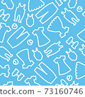 Background baby clothes blue 73160746