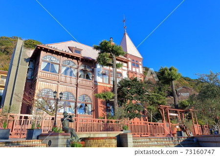 [Hyogo Prefecture] House of weathercock under fine weather 73160747