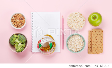 Healthy food and weigh loss concept 73161092