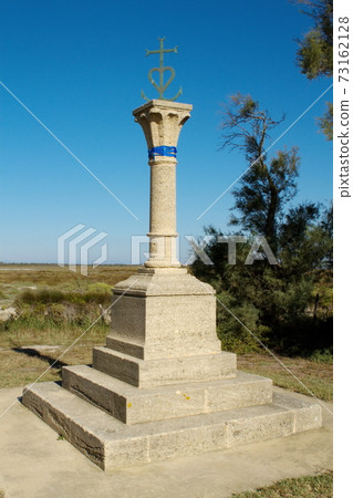 Camargue cross, Saintes-Maries-de-la-mer, France Camargue cross, Saintes-Maries-de-la-mer, France 73162128