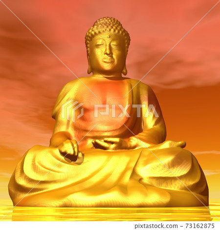 Buddha - 3D render 73162875