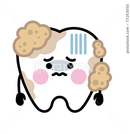 Tooth character eating residue Tooth character eating residue 73163050