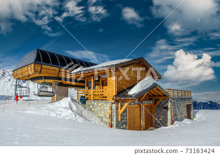 Ski lift station Ski lift station 73163424