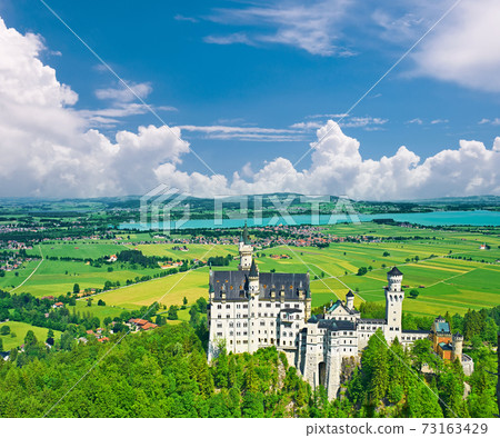 The castle of Neuschwanstein in Germany 73163429