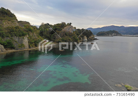 今浦村營地附近海岸的鳥瞰圖 今浦村營地附近海岸的鳥瞰圖 73165490