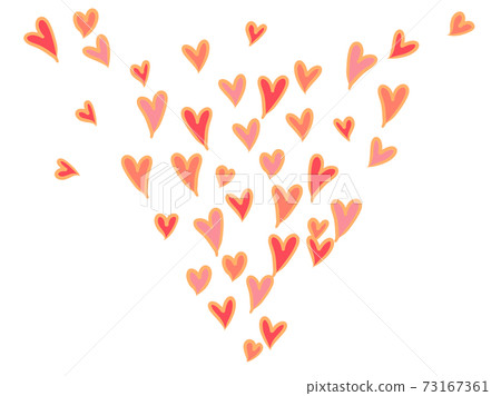 Illustration of the background where the heart dances Illustration of the background where the heart dances 73167361