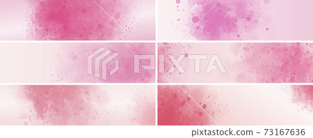 Abstract watercolor texture background with copy space Banner design vector illustration Abstract watercolor texture background with copy space Banner design vector illustration 73167636