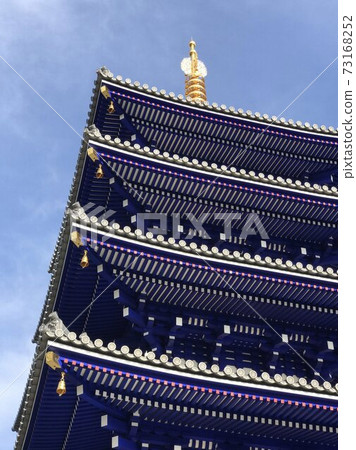 The reconstructed five-storied pagoda "Seiryu Pagoda" taken at Nakayamadera, which I visited to pray for easy delivery The reconstructed five-storied pagoda "Seiryu Pagoda" taken at Nakayamadera, which I visited to pray for easy delivery 73168252