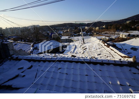 正陵谷,雪景,小巷,冬天 正陵谷,雪景,小巷,冬天 73169792