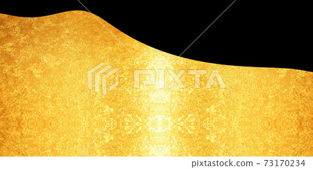 Gold leaf design background of celebration image 73170234
