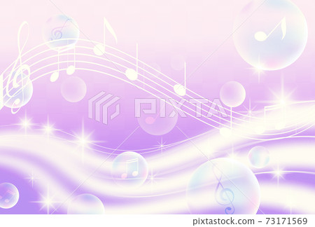 A mysterious background with glittering notes... - Stock Illustration  [73171569] - PIXTA