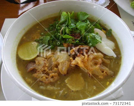 Myanmar Yangon Cuisine (Local Food) Mohinga. Myanmar Yangon Cuisine (Local Food) Mohinga. 73172341