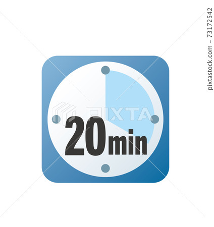 Simple minute timer clock icon 73172542
