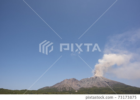 Sakurajima plume 73173875