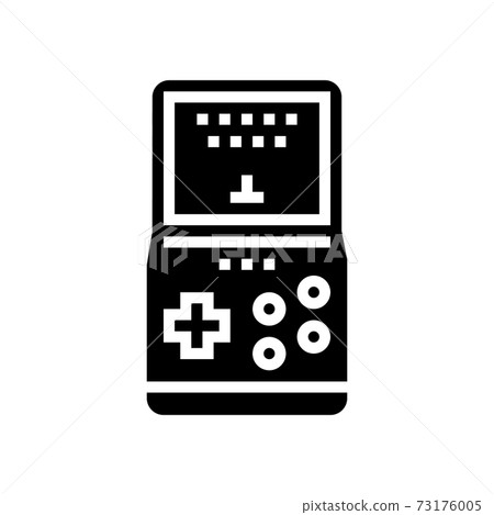 gaming geek glyph icon vector illustration sign 73176005