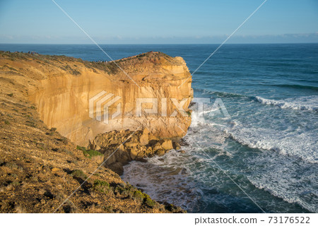 High cliff near Great Ocean Road, Australia High cliff near Great Ocean Road, Australia 73176522