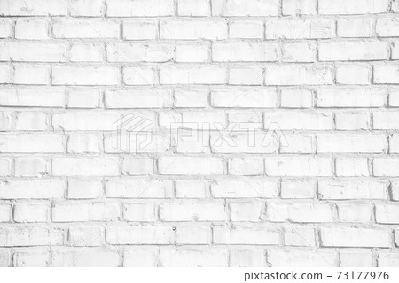 White grunge brick wall texture background 73177976