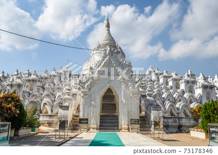 Hsinbyume (Myatheindan Pagoda) in Mingun, Myanmar Hsinbyume (Myatheindan Pagoda) in Mingun, Myanmar 73178346