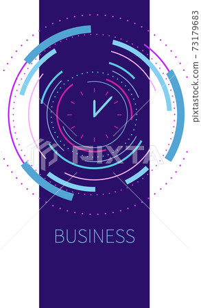 Abstract background with circle line on dark. 73179683