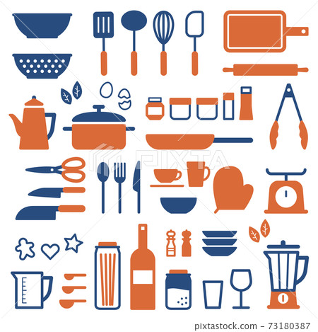 斯堪的納維亞可愛的廚房工具 73180387